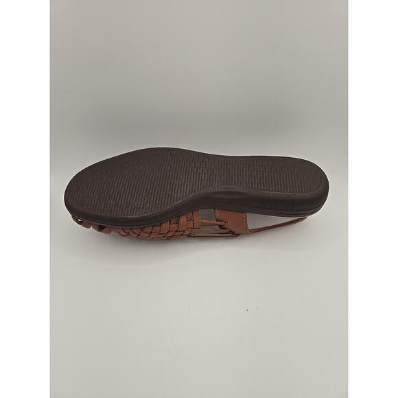 Softspots Women's Brown Woven Sandals - Picture 4 of 5